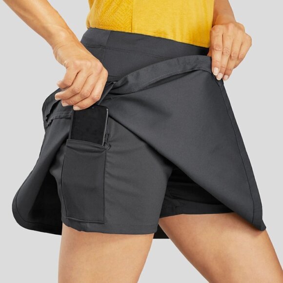 Decathlon Dresses & Skirts - Decathlon Hiking skort Size L-XL gray